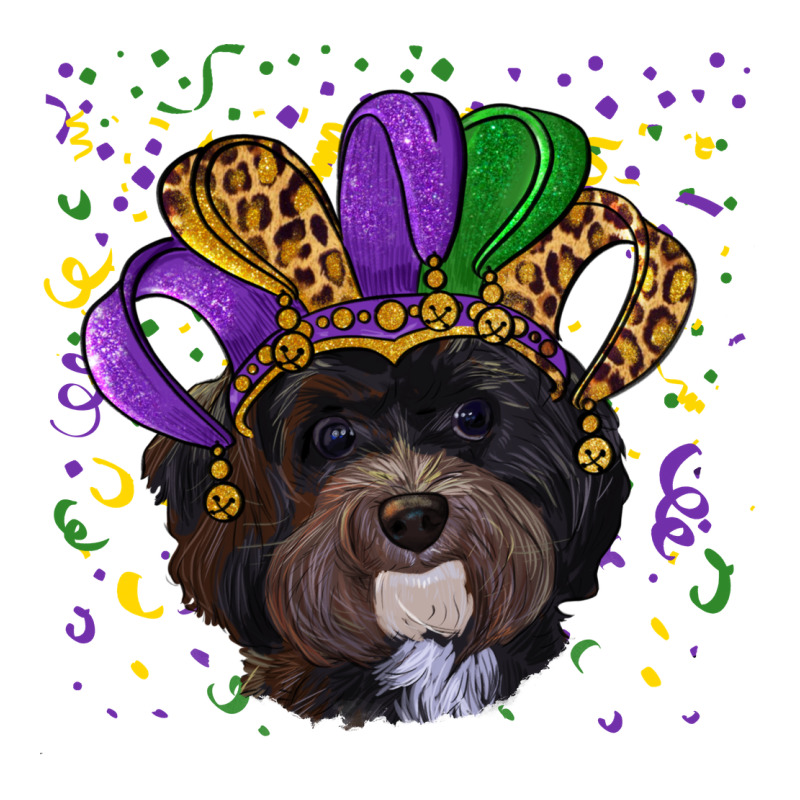 Mardi Gras Havanese Dog With Hat Premium Tee by RanaPortraitStore | Teevron
