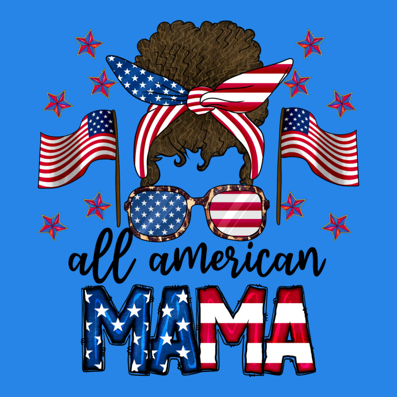 All American Mama Messy Buny Premium Hoodie by CowhideDigitalArt | Teevron