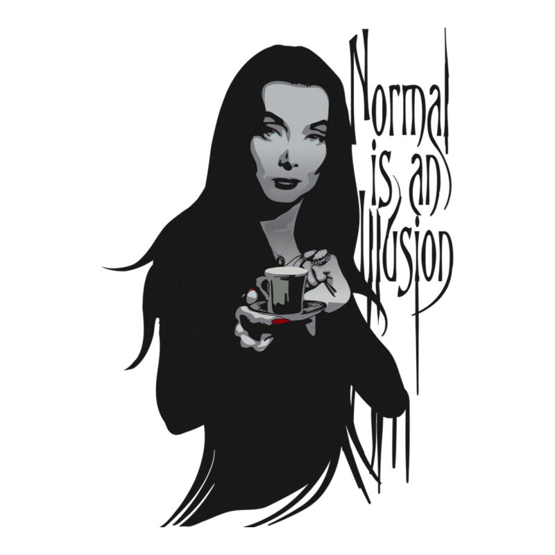 Normal Is An Illusion - Morticia Addams Long Sleeve Tee by trangStudio | Teevron