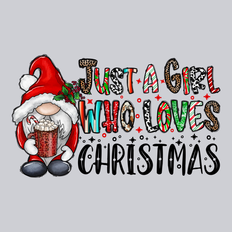 Just A Girk Who Loves Christmas Heavyweight Sweatshirt by CowhideDigitalArt | Teevron