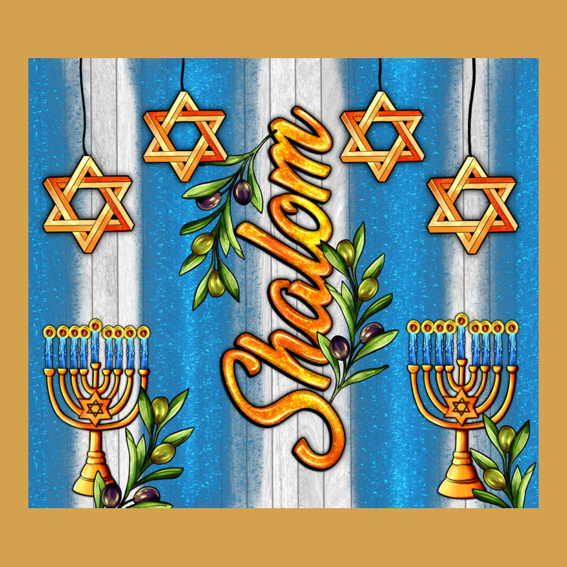 Shalom With Star Of David Urban Hoodie by AdoDesignShop | Teevron