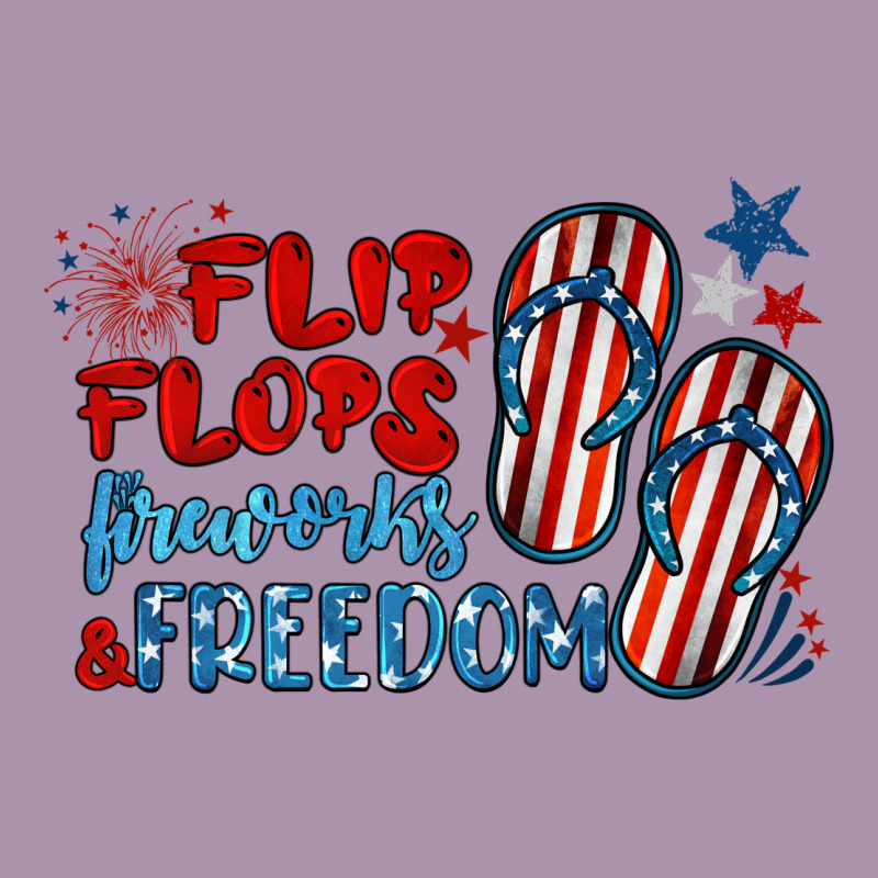Flip Flops Fireworks & Freedom Heavyweight Hoodie by BarkalooDesign | Teevron