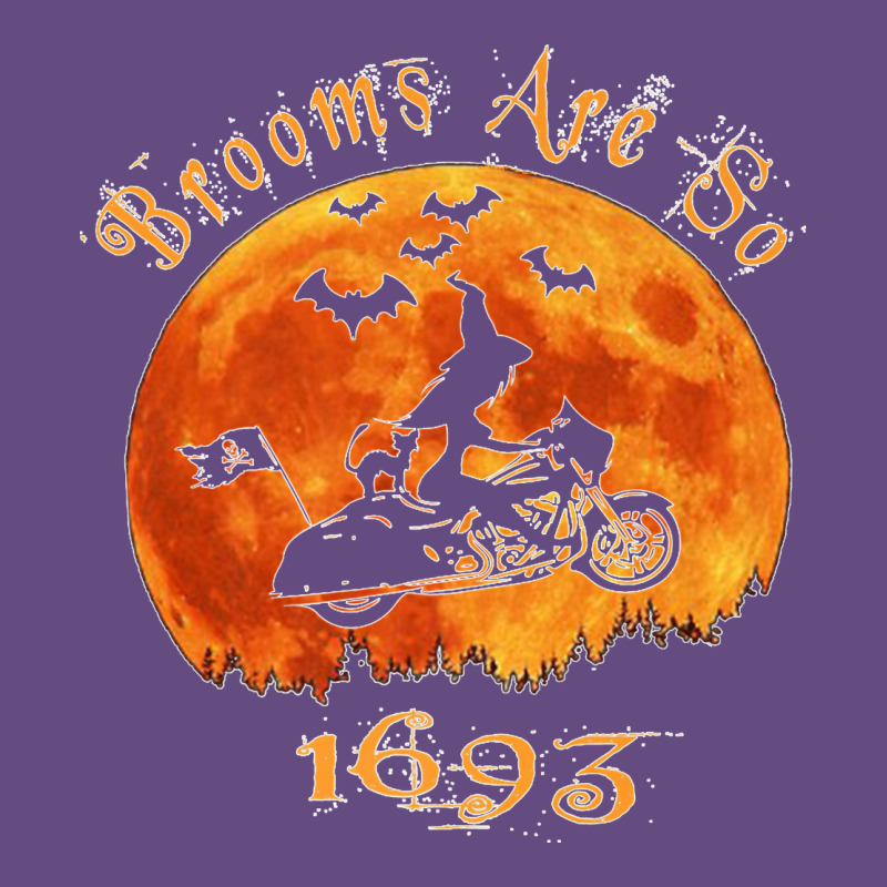 Halloween Witch On Motorcycle Cat & Moon Salem Witch Trials Premium Vintage Hoodie by trangStudio | Teevron