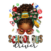 school bus driver afro messy bun | Teevron