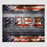 Papa Metal And American Flag Tumbler Premium Sweatshirt | Teevron