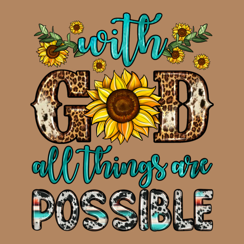 With God All Things Are Possible Long Sleeve Tee by OliviaCreatesArt | Teevron