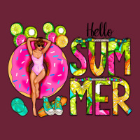 Hello Summer Donut Girl Long Sleeve Tee | Teevron