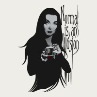 Normal Is An Illusion - Morticia Addams Zipper Hoodie | Teevron