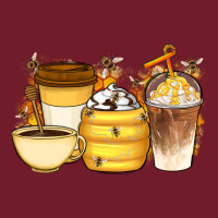Bee Honey Coffee Cups Zipper Hoodie | Teevron