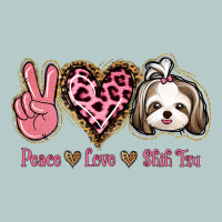 Peace Love Shih Tzu Heavy Core Tee | Teevron