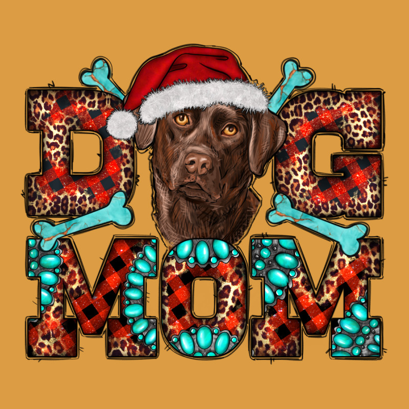 Dog Mom Christmas With Labrador Urban Heavy Tee by RanaPortraitStore | Teevron