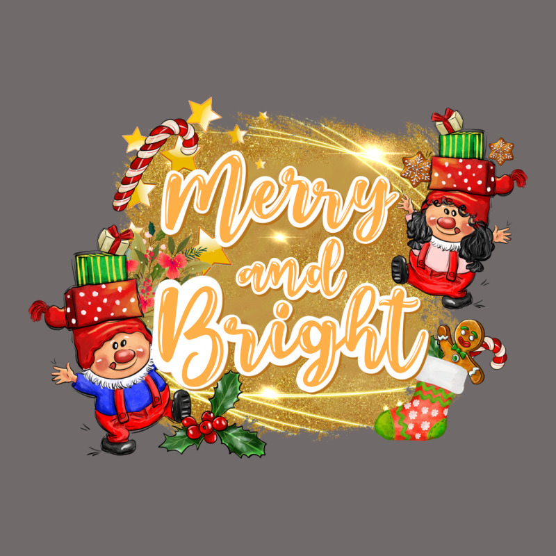 Merry And Bright Gnome Urban Heavy Tee by CowGirlArtShop | Teevron