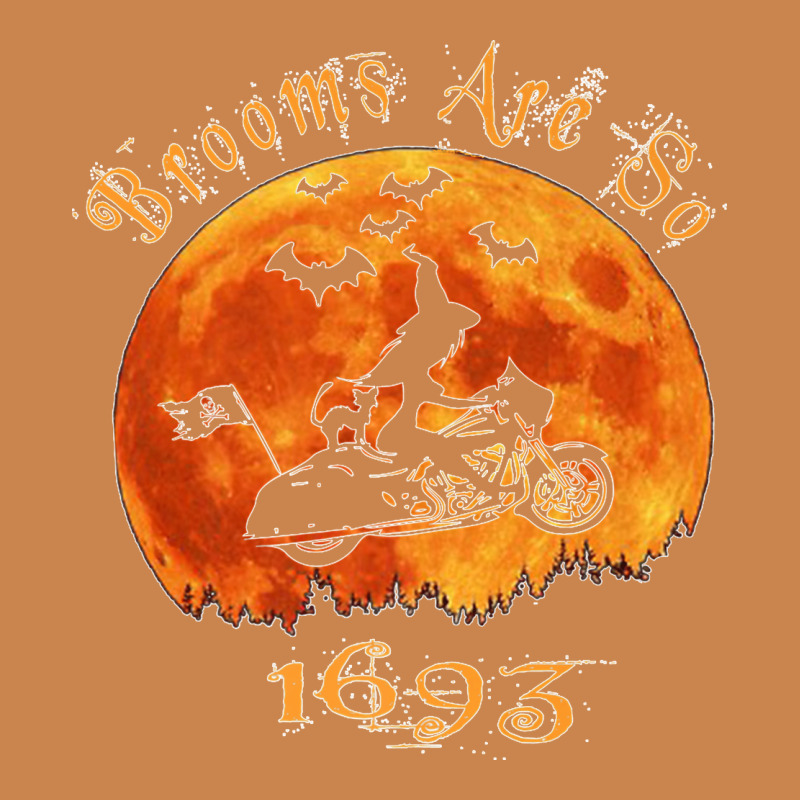 Halloween Witch On Motorcycle Cat & Moon Salem Witch Trials Premium Heavyweight Hoodie by trangStudio | Teevron