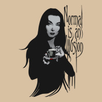 Normal Is An Illusion - Morticia Addams Heavyweight Hoodie | Teevron