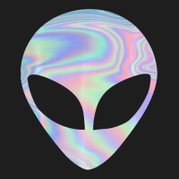 Alien Head Colorful Laser Ufo Sighting Believe Area 51 Heavyweight Hoodie | Teevron