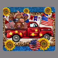 4th Of July Truck Cow Mousepad Heavyweight Hoodie | Teevron