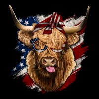 American Highland Cow Heavy Core Tee | Teevron