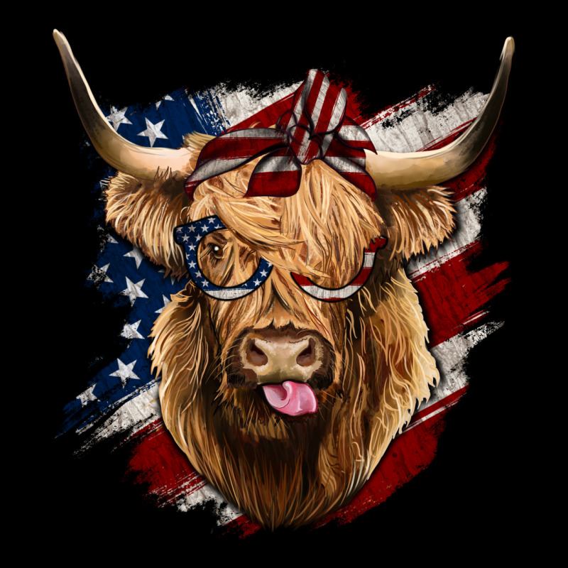 American Highland Cow Heavy Core Tee by Bettercallsaul | Teevron