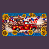 4th Of July Truck Cow License Plate Heavyweight Hoodie | Teevron