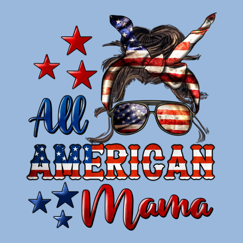 All American Mama Premium Hoodie by LillyAllenDesigns | Teevron