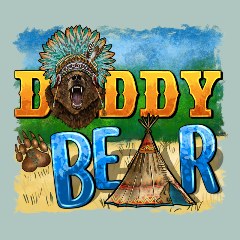 Daddy Bear Native Premium Sweatshirt by BarkalooDesign | Teevron