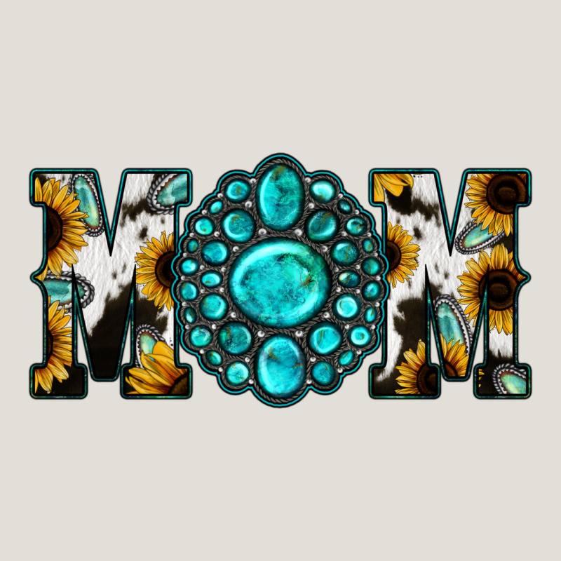 Sunflower Turquoise Gemstone Cowhide Mom Heavy Core Tee by Bettercallsaul | Teevron