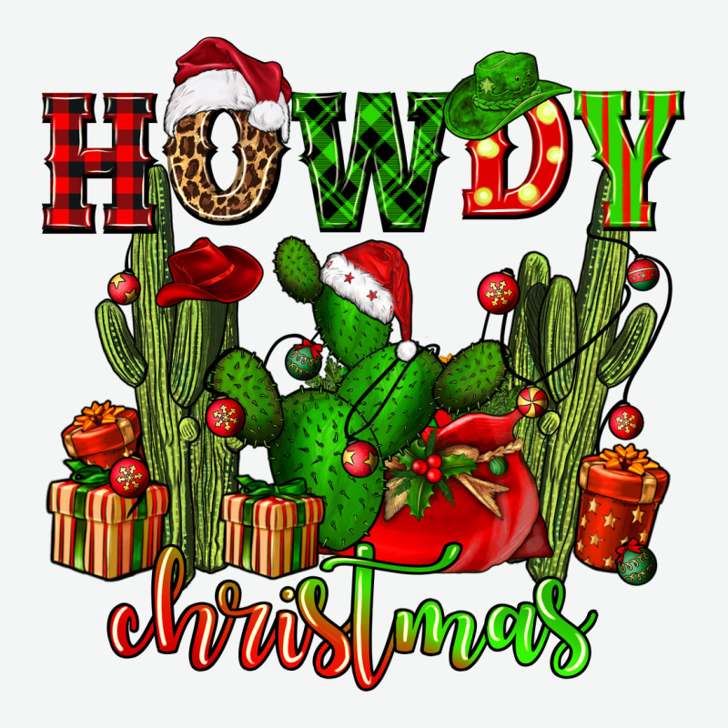 Howdy Christmas With Cactusses Urban Heavy Tee by CowGirlArtShop | Teevron