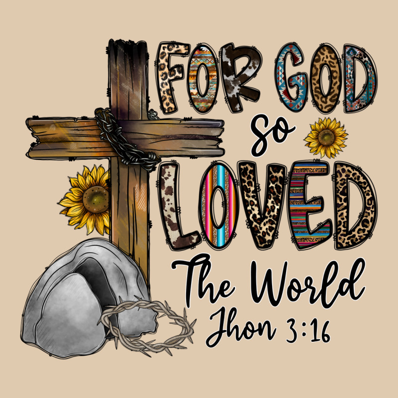 For God So Loved The World Jhon Heavyweight Sweatshirt by CowhideDigitalArt | Teevron