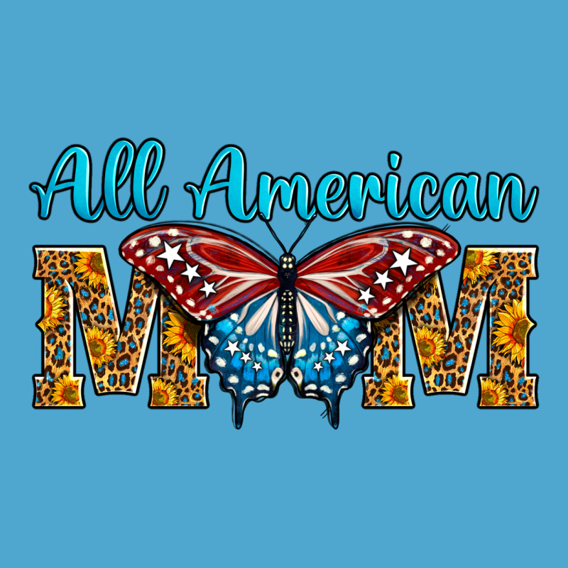 All American Mom Butterfly Premium Hoodie by LillyAllenDesigns | Teevron