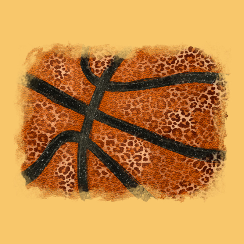 Basketball Leopard Glitter Background Vintage Hoodie by HowdyJamesFarm | Teevron