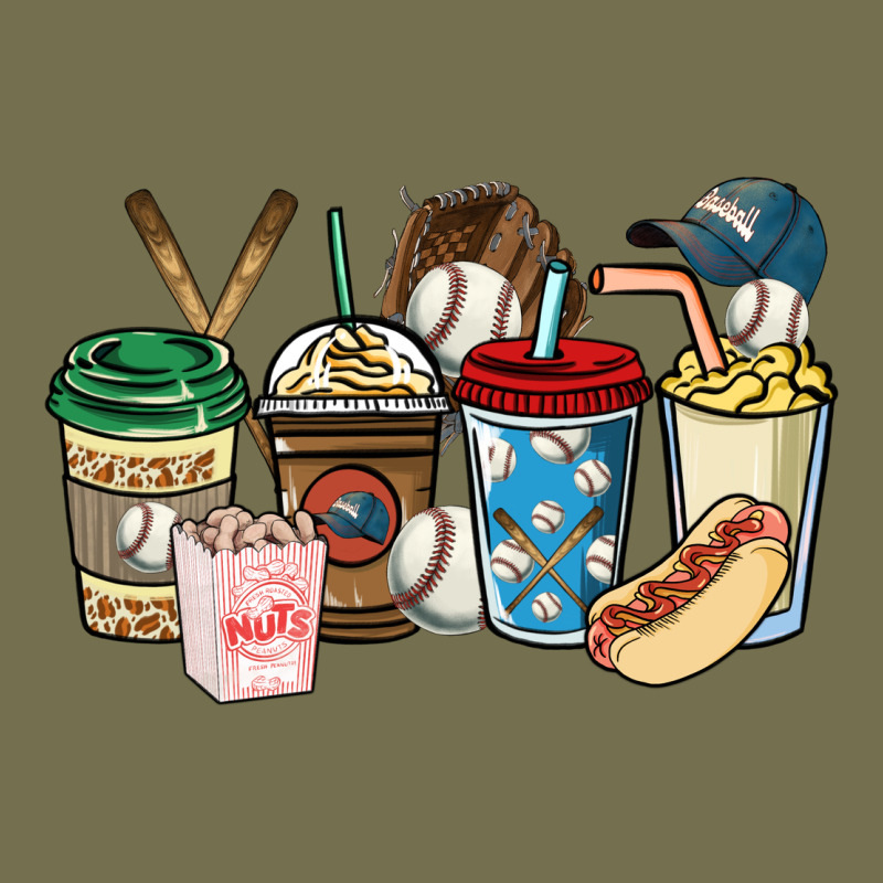 Baseball Coffee Cups Vintage Hoodie by HowdyJamesFarm | Teevron