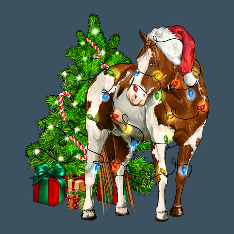 American Paint Horse Christmas Tree Urban Heavy Tee by CowGirlArtShop | Teevron