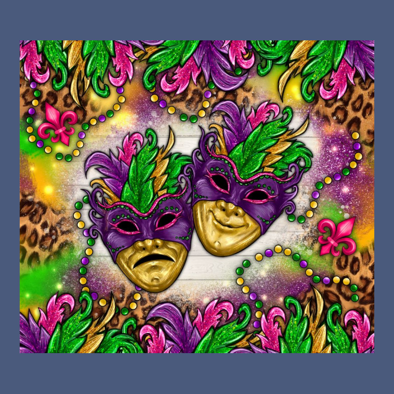 Mardi Gras Masks Tumbler Vintage Hoodie by HowdyJamesFarm | Teevron