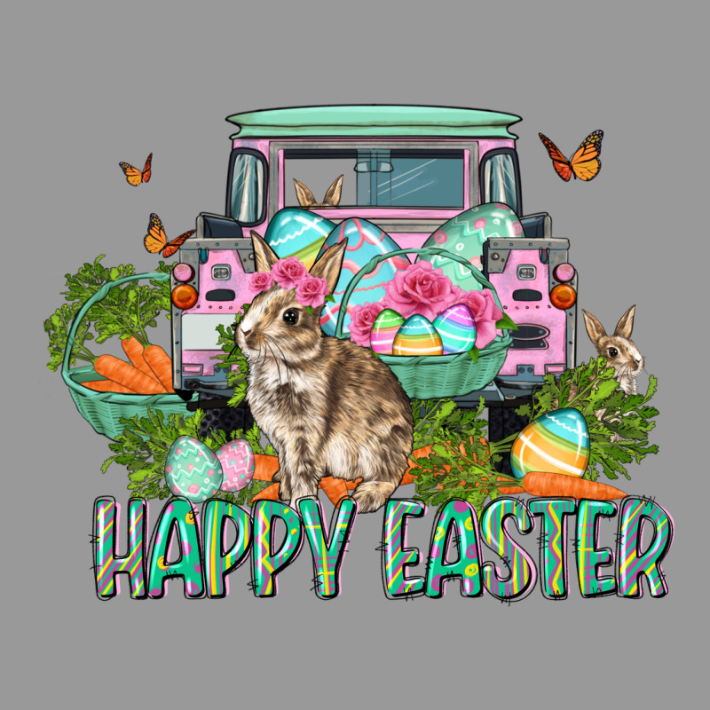 Happy Easter Day Vintage Hoodie by CowGirlArtShop | Teevron