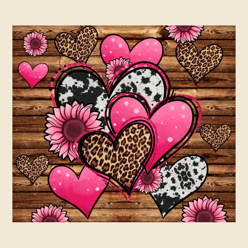 Valentines Day Western Hearts And Sunflowers Premium Tee by Jasminsmagicworld | Teevron