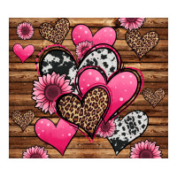 valentines day western hearts and sunflowers | Teevron