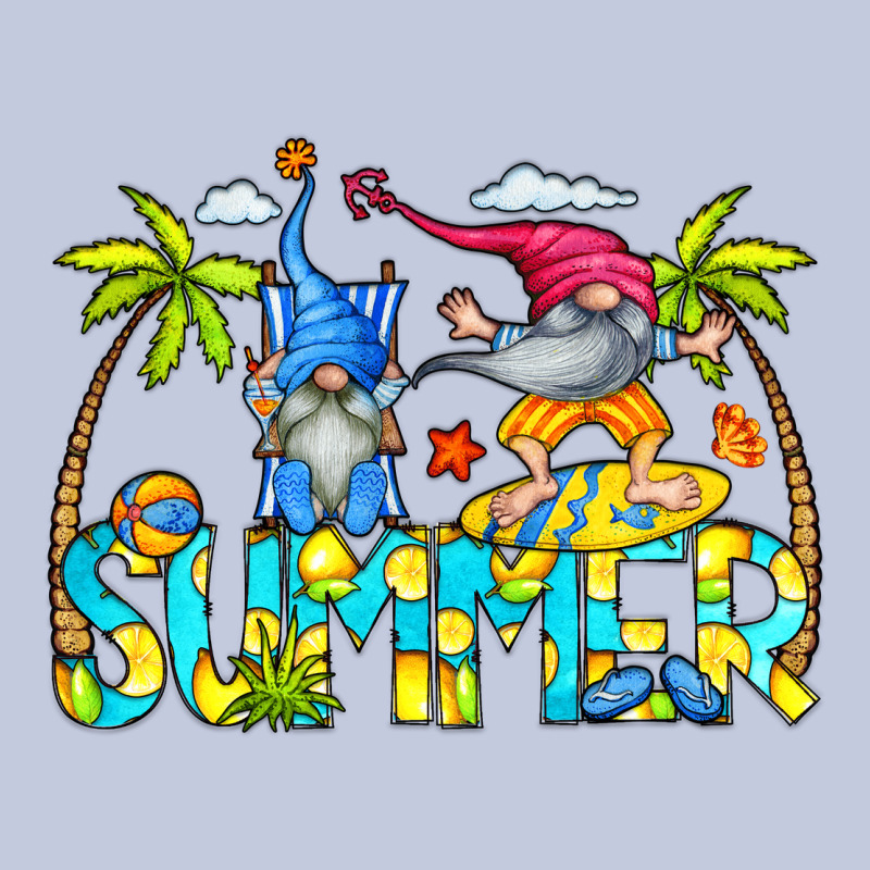 Summer Gnomes Long Sleeve Tee by CowCowDesign | Teevron