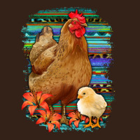 Chicken With Chick Heavy Core Tee | Teevron