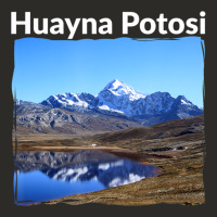 Bolivia Huayna Potosi Mountain Andes Art Heavy Core Tee | Teevron