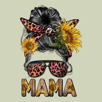 Mess Bun Mama Sunflowers Heavyweight Hoodie | Teevron