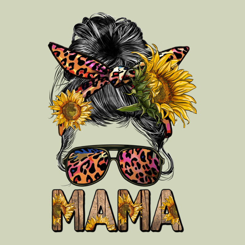 Mess Bun Mama Sunflowers Heavyweight Hoodie by BarkalooDesign | Teevron