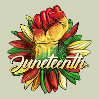 Juneteenth Fist Sunflower Heavyweight Hoodie | Teevron