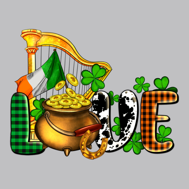St. Patrick's Love And Golds Long Sleeve Tee by OliviaCreatesArt | Teevron