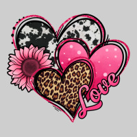 Valentines Day Western Hearts And Sunflower Premium Tee | Teevron