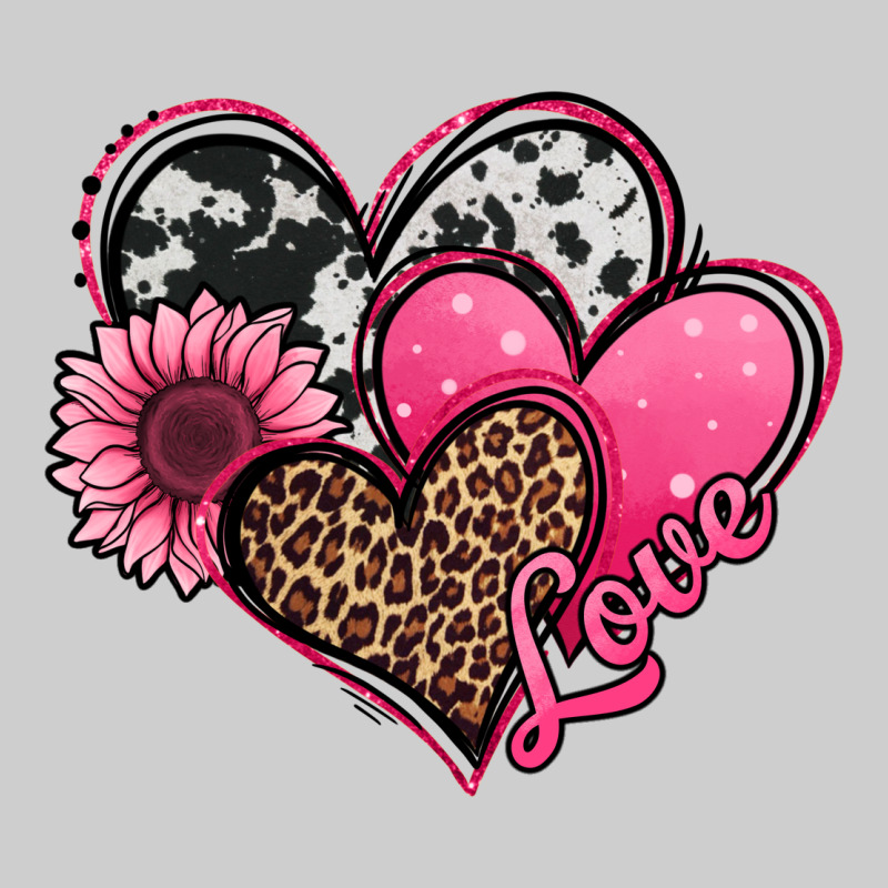 Valentines Day Western Hearts And Sunflower Premium Tee by Jasminsmagicworld | Teevron