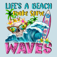 Life's A Beach Make Some Waves Ladies Tee | Teevron