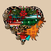 Festive Western Christmas Heart Heavyweight Sweatshirt | Teevron