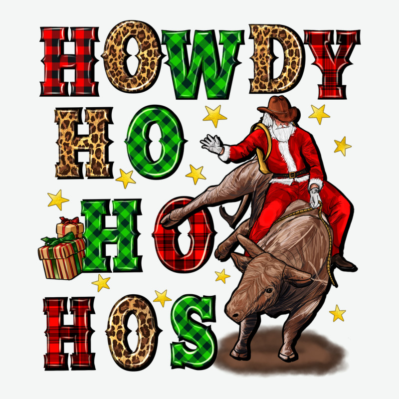 Howdy Ho Ho Hos Christmas Urban Heavy Tee by CowGirlArtShop | Teevron