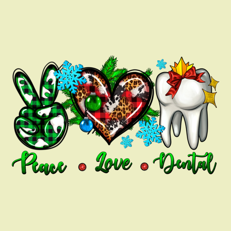 Peace Love Dental For Christmas Urban Hoodie by AdoDesignShop | Teevron