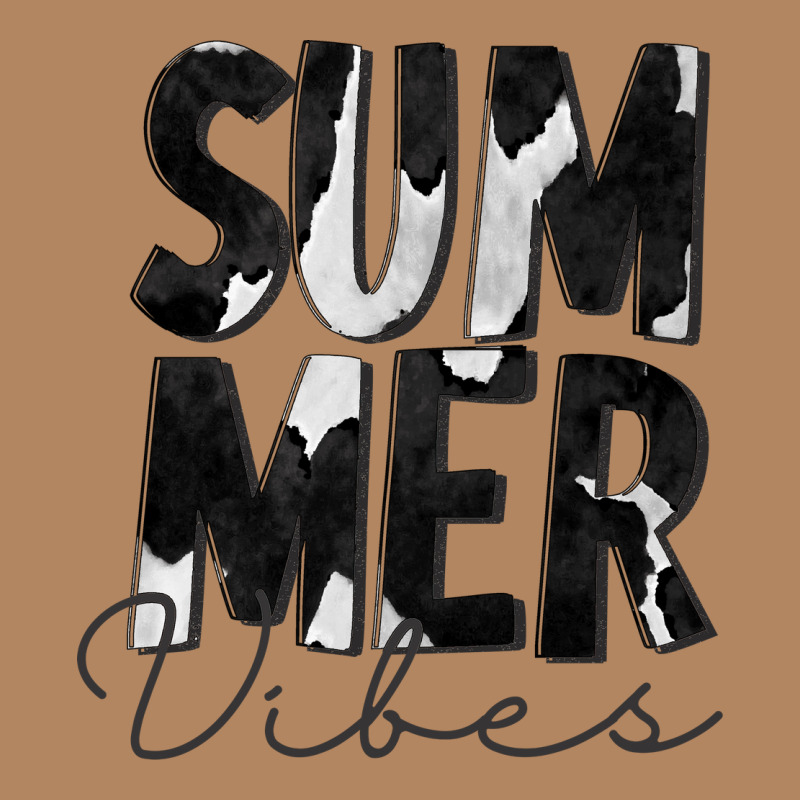 Summer Vibes Black White Cowhide Long Sleeve Tee by CowCowDesign | Teevron